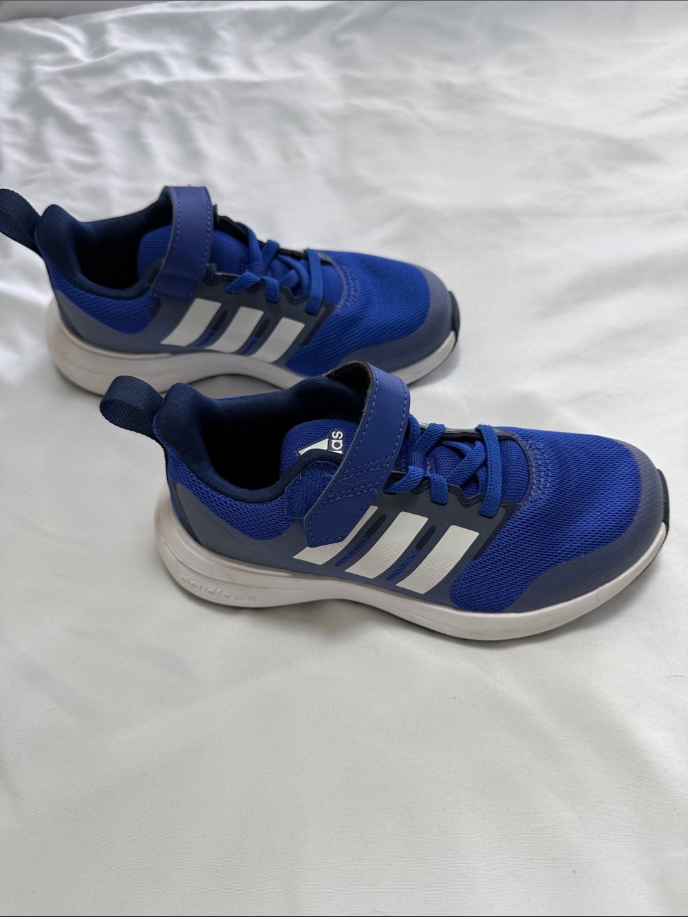 Never Worn! adidas Youth Blue Athletic Sneakers with White Stripes